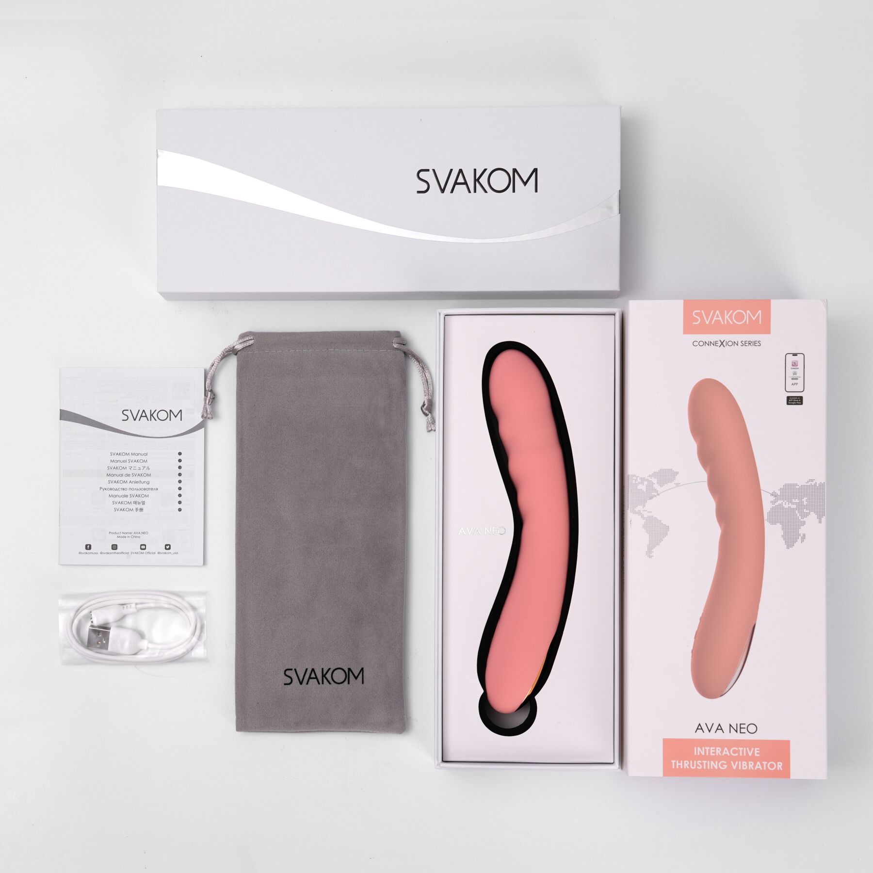 -   Svakom Ava Neo Peach Pink, 15  , 
