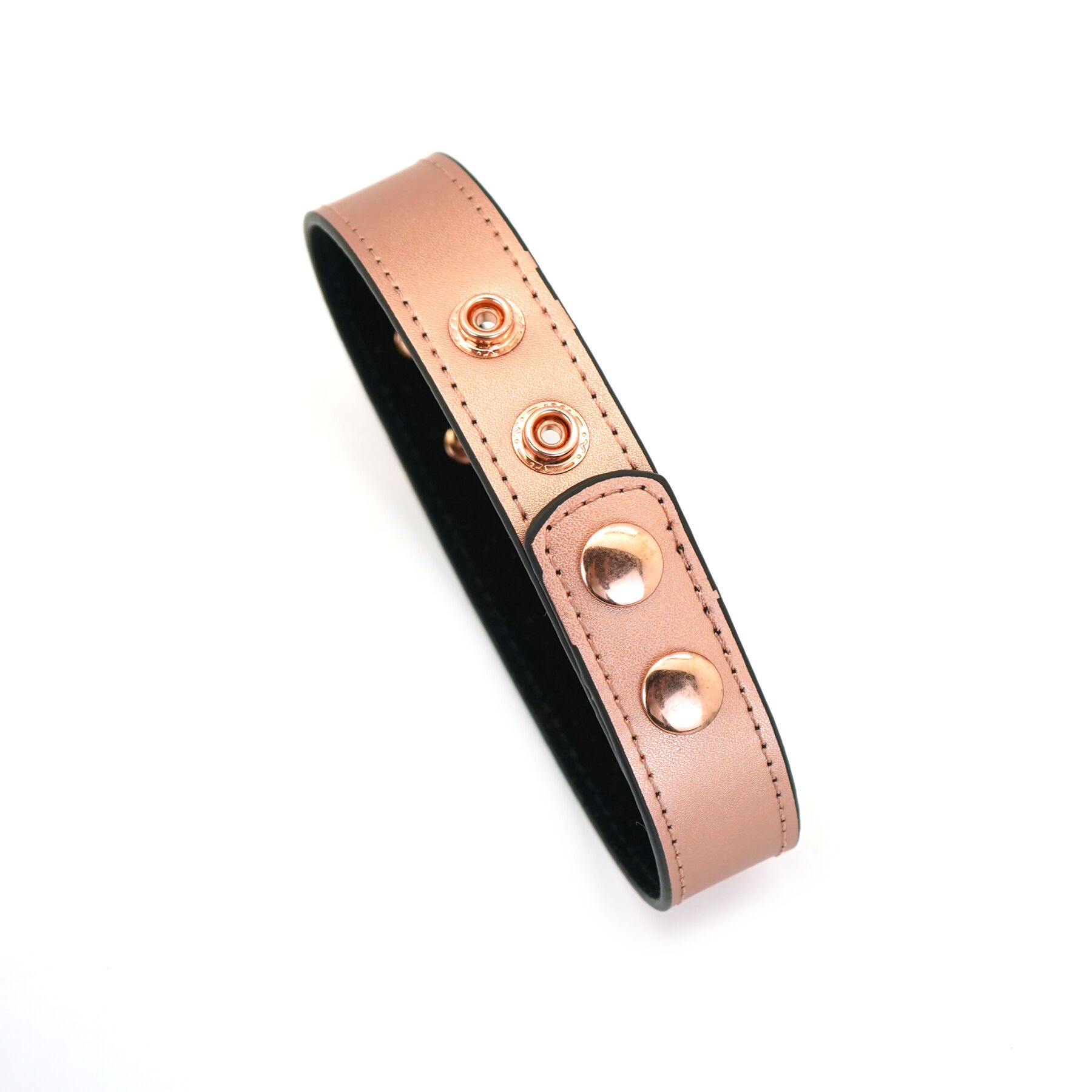      Liebe Seele Rose Gold Memory Collar with Nipple Clamps, 