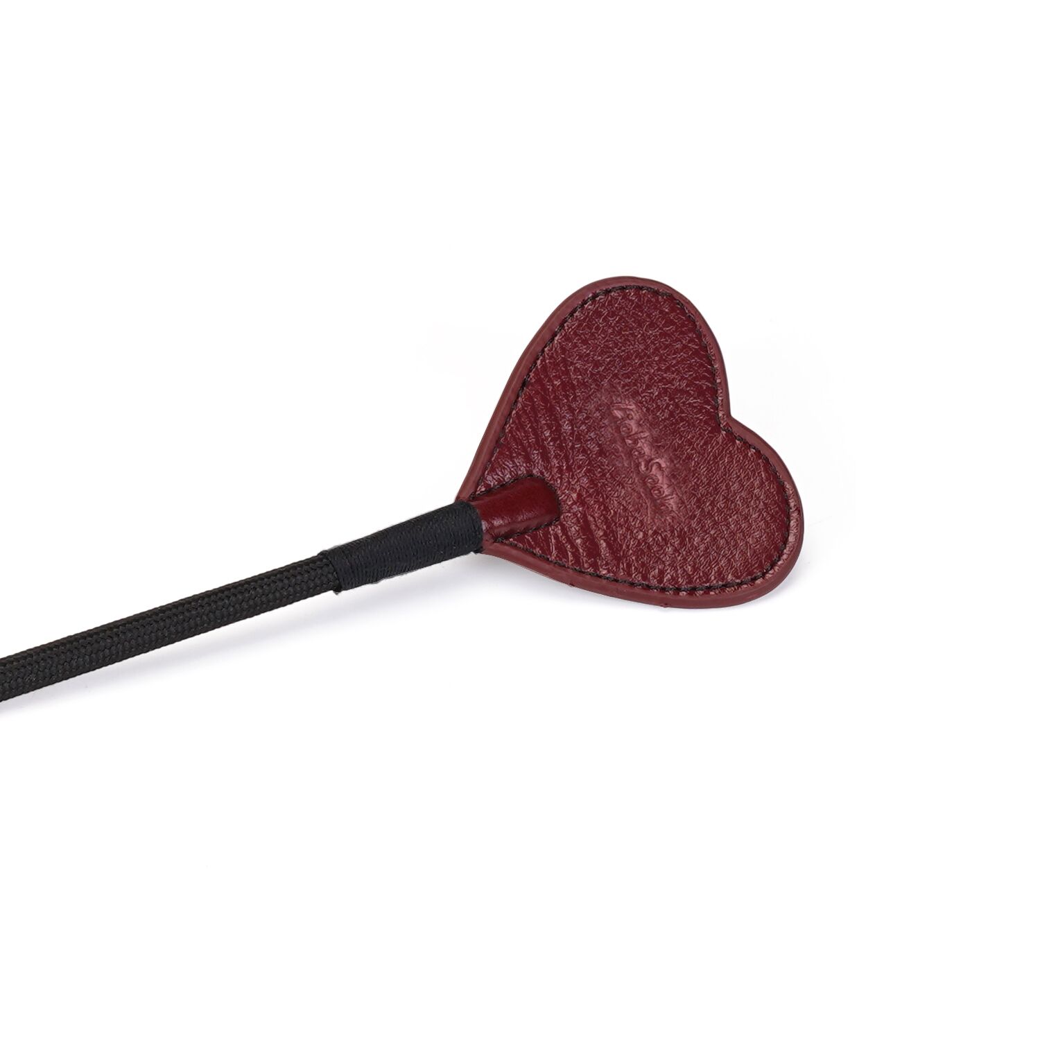 	- Liebe Seele Wine Red Riding Crop with Heart-Shape Tip,  
