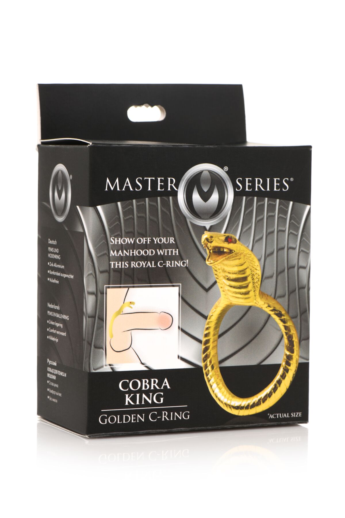      Master Series Cobra King Golden Cock Ring