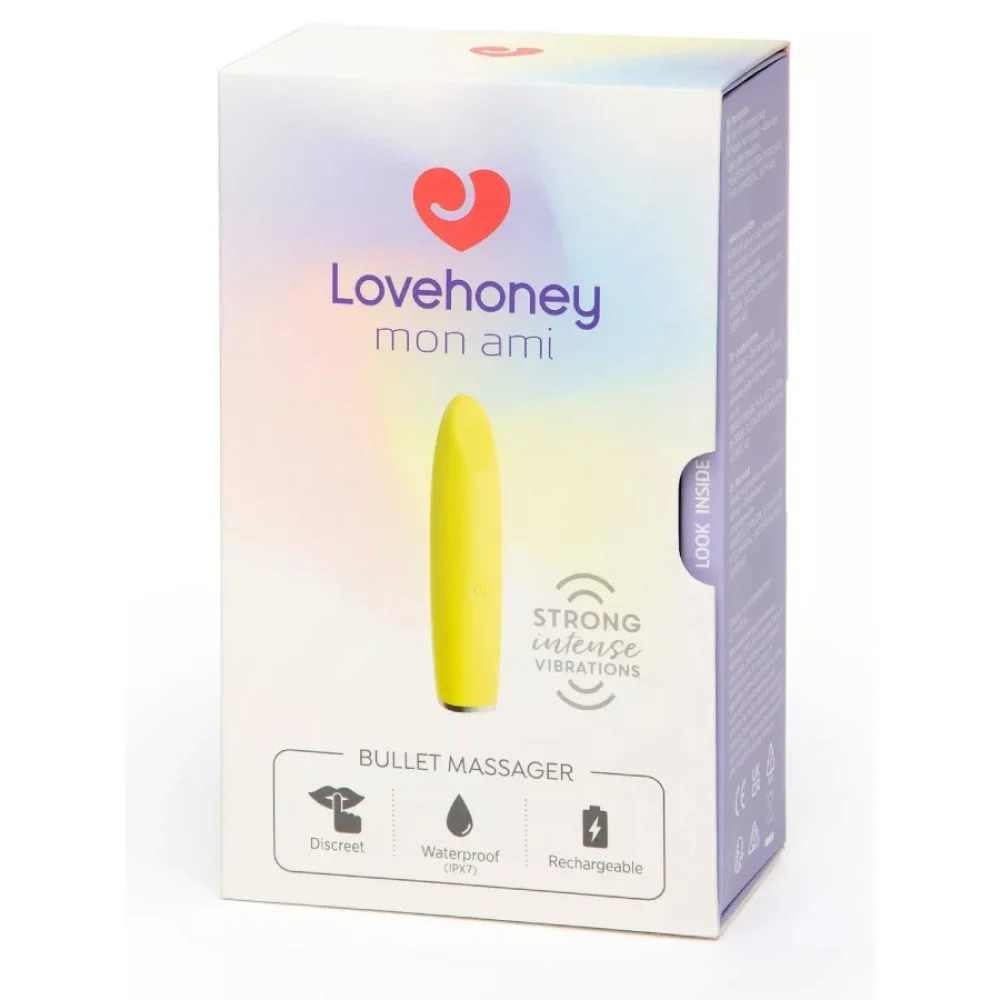 	 Lovehoney Mon Ami Bullet Yellow, 3   7  