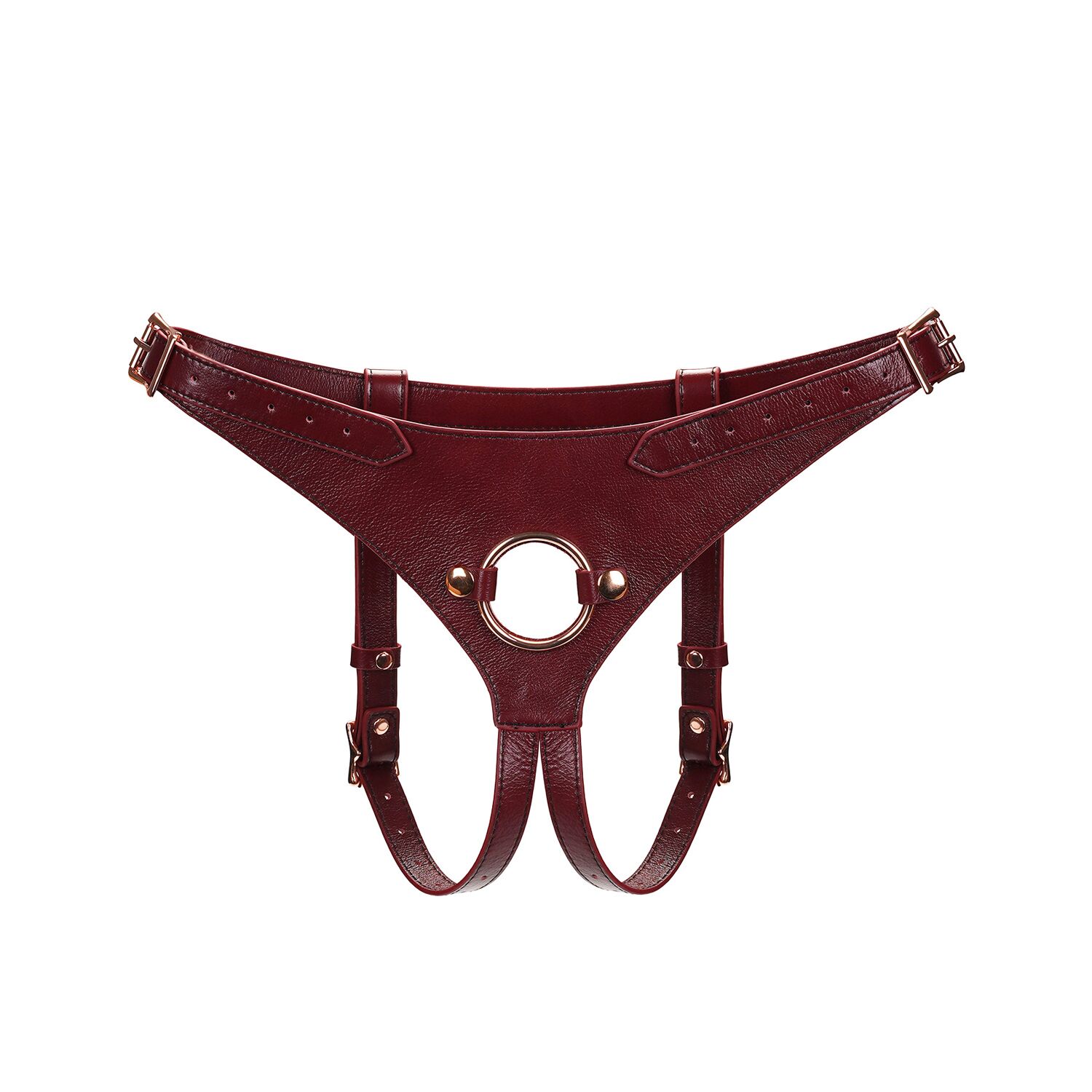     Liebe Seele Wine Red Strap on Harness,  