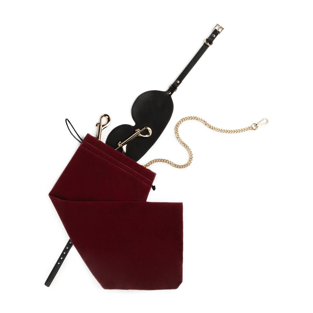    BDSM Bedroom Fantasies: Bondage Suitcase 13 Pcs Cow Leather