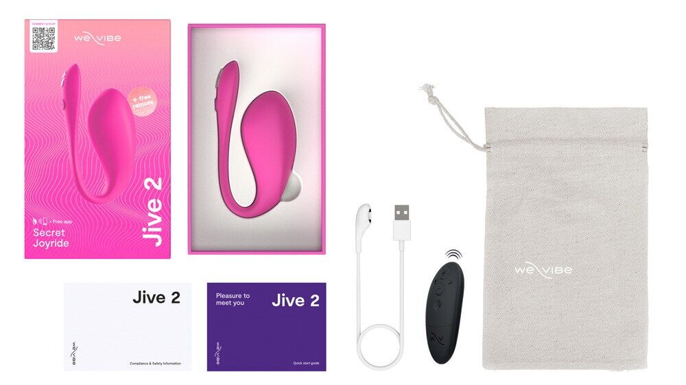 	- We-Vibe Jive 2 Electric Pink,  ,   , 5,8 &#215; 1,2 &#215; 3,5 
