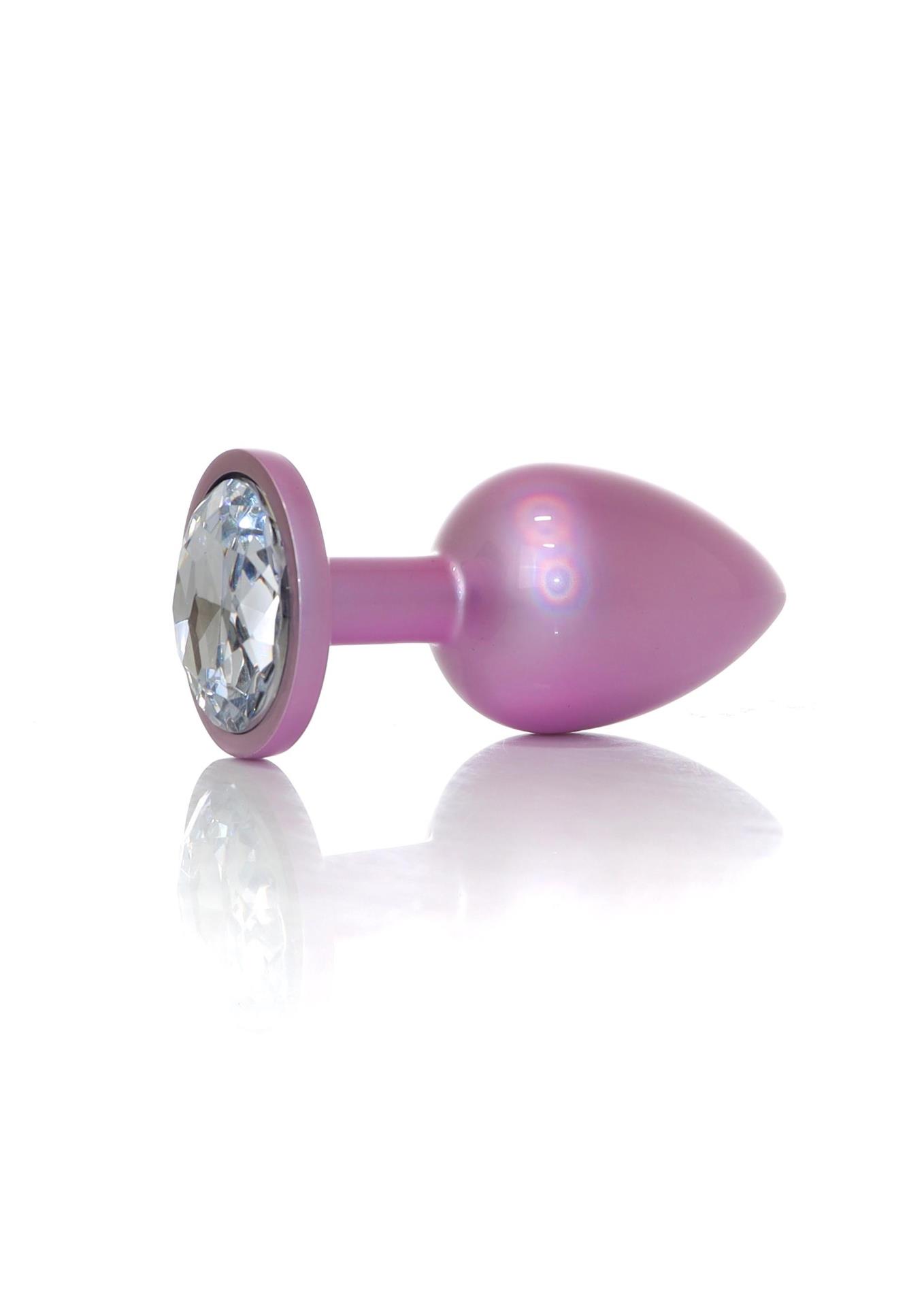    Jewellery Pearl Pink Plug Clear,  