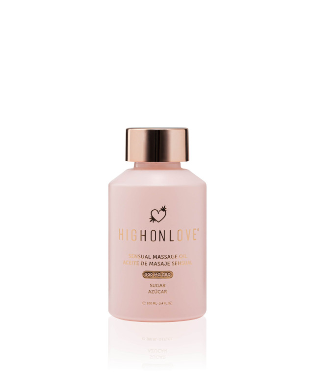 	   CBD HighOnLove Sensual Massage Oil Sugar High, 100 