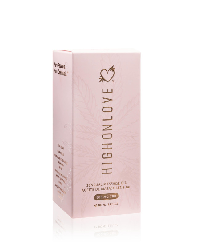 	   CBD HighOnLove Sensual Massage Oil Sugar High, 100 