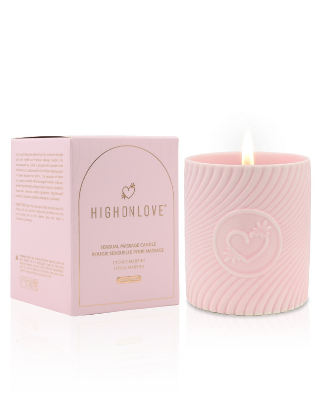        Sensual Massage Candle Lychee Martini, 250 