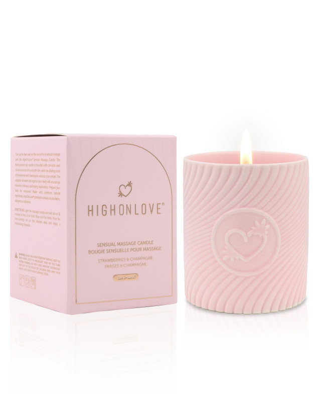        Sensual Massage Candle Strawberries&Champagne, 250 