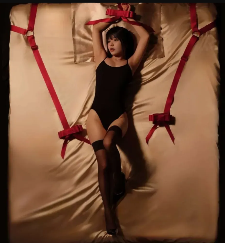     UPKO Bowknot Bed Restraint Straps  , 