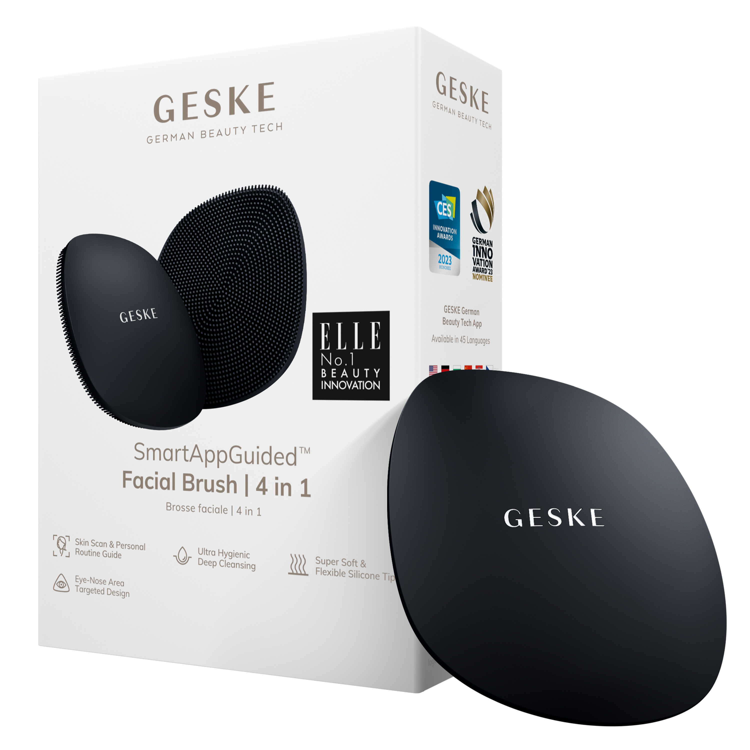Щеточка для лица GESKE Facial Brush 4 в 1, без держателя