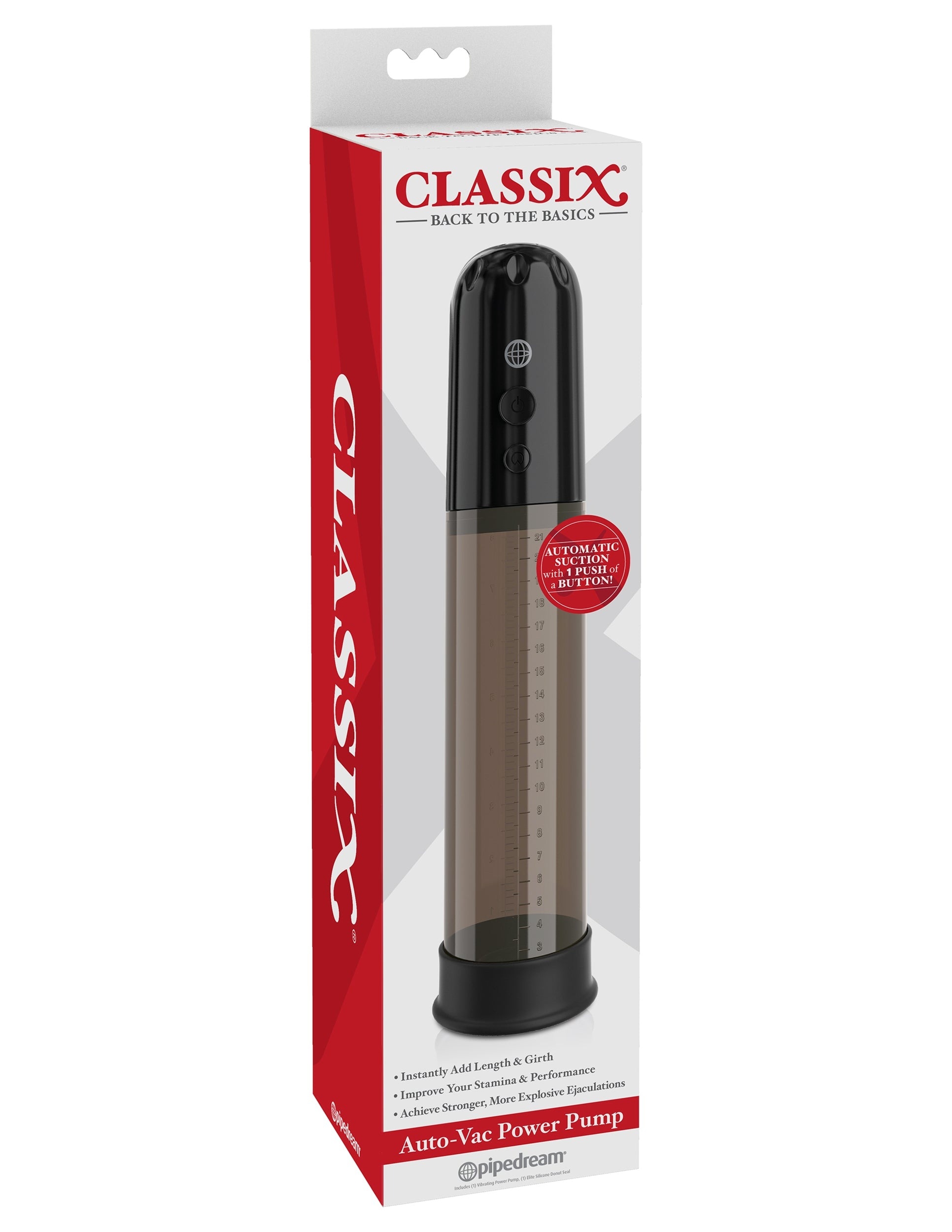   Pipedream Classix Auto-Vac, , 35 &#215; 9 &#215; 9 