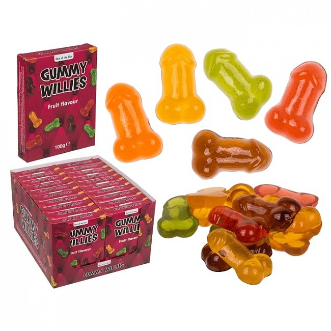   Gummy Willies Fruit Flavour OOTB, 100 