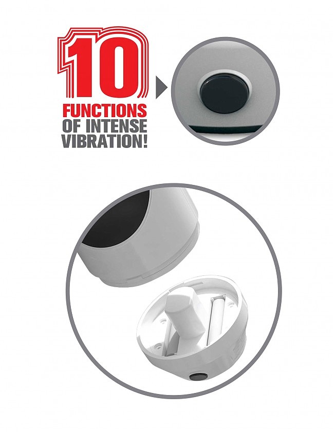 ����������� PDX Extreme Mega Grip Vibrating Stroker Pussy, 10 ������� ��������