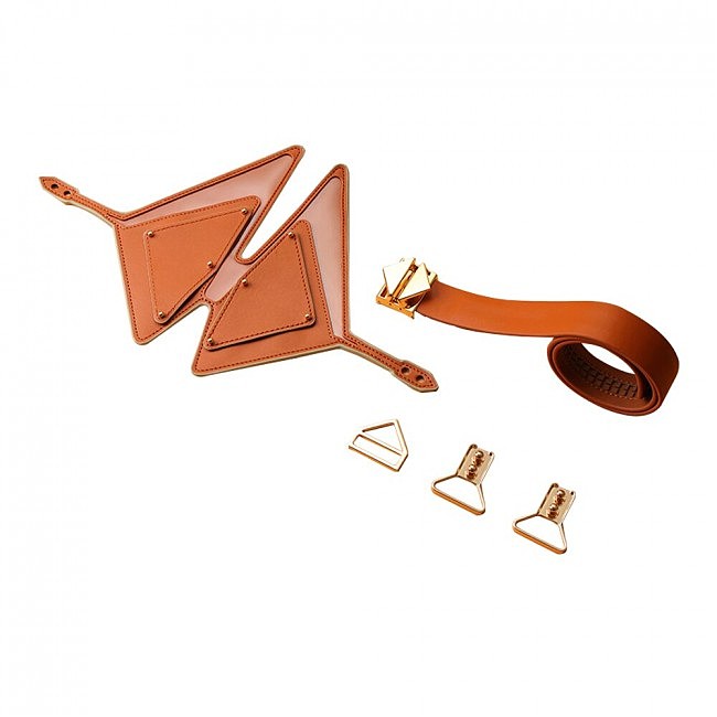    LOCKINK Vixen Blindfold Brown Set