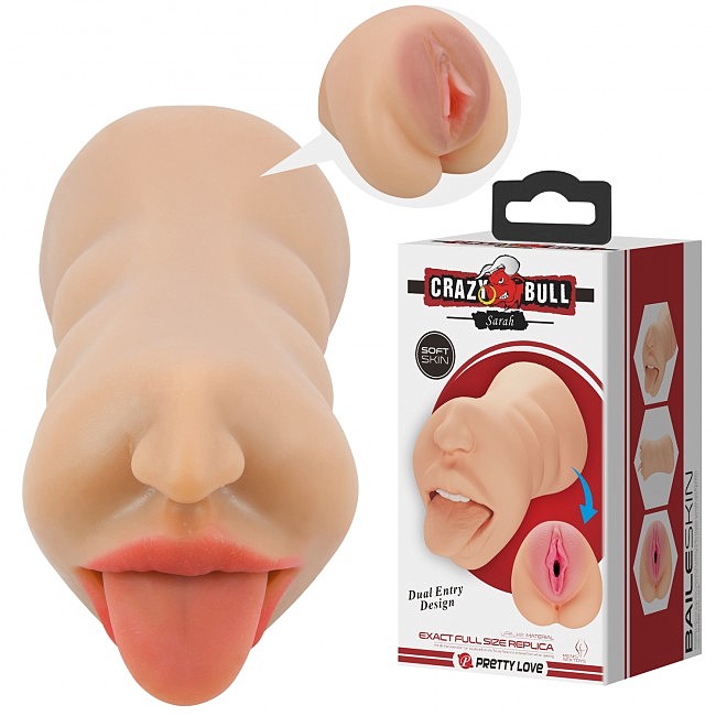   - Crazy Bull Sarah Masturbator Flesh, 18  8,5 