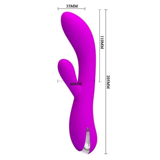 	 - Pretty Love Wilbur Vibrator Pink With Heating, +