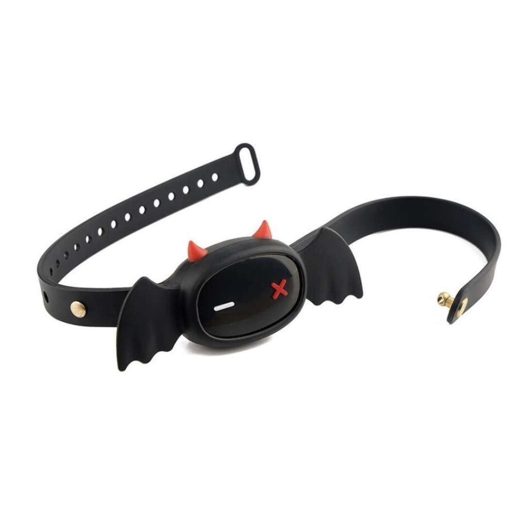   Lockink  QIUI Love Devil APP Control Estim Silicone Collar