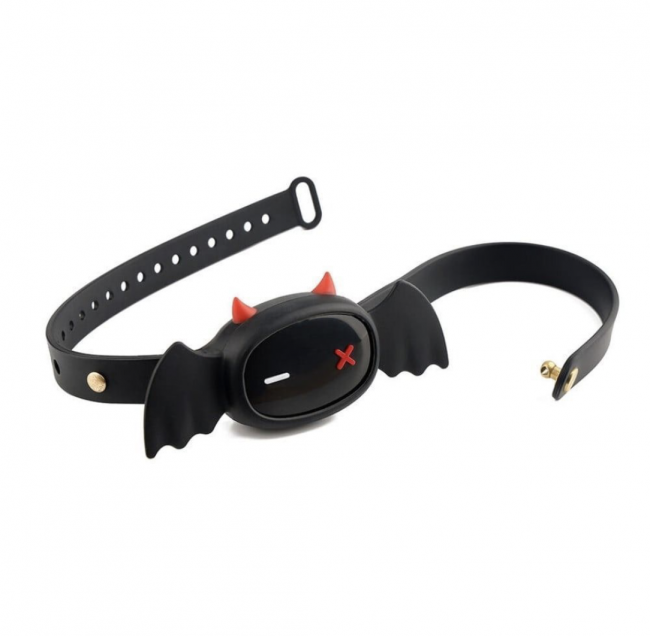    Lockink  QIUI Love Devil APP Control Estim Silicone Collar