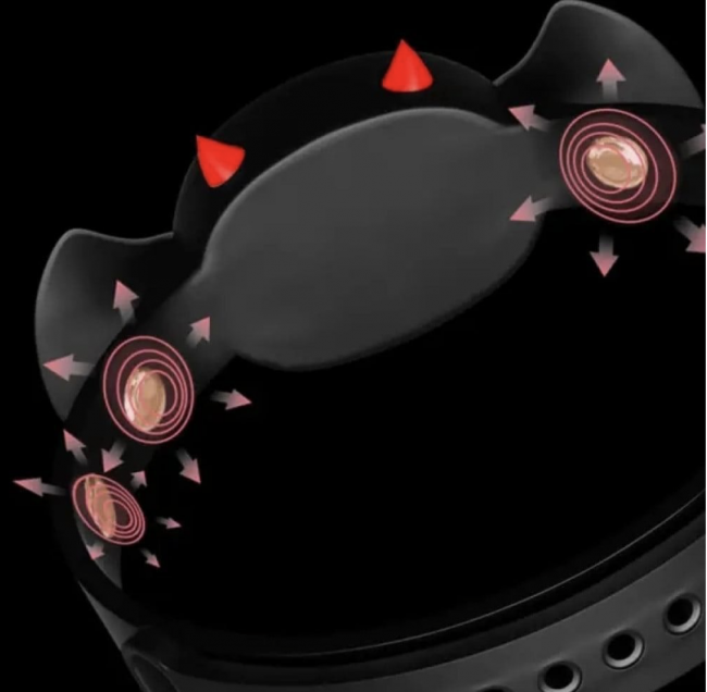    Lockink  QIUI Love Devil APP Control Estim Silicone Collar