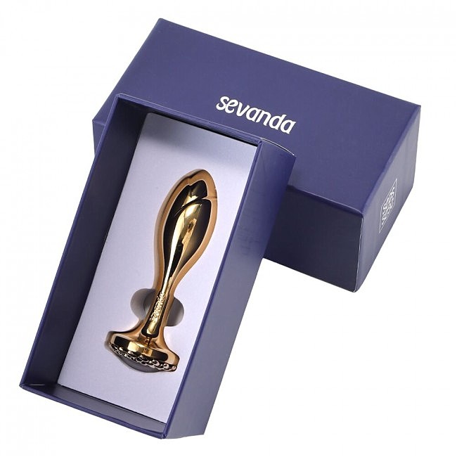   LOCKINK SEVANDA Pearl Rose-shape Anal Plug
