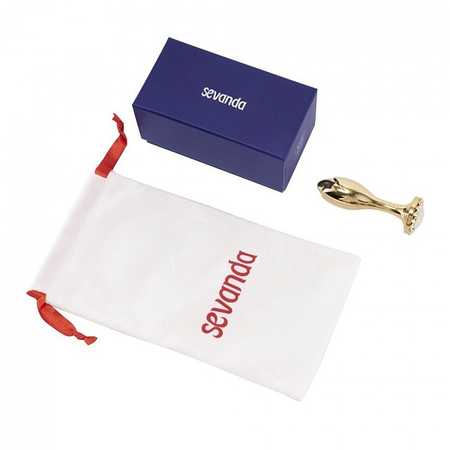  LOCKINK SEVANDA Pearl Rose-shape Anal Plug