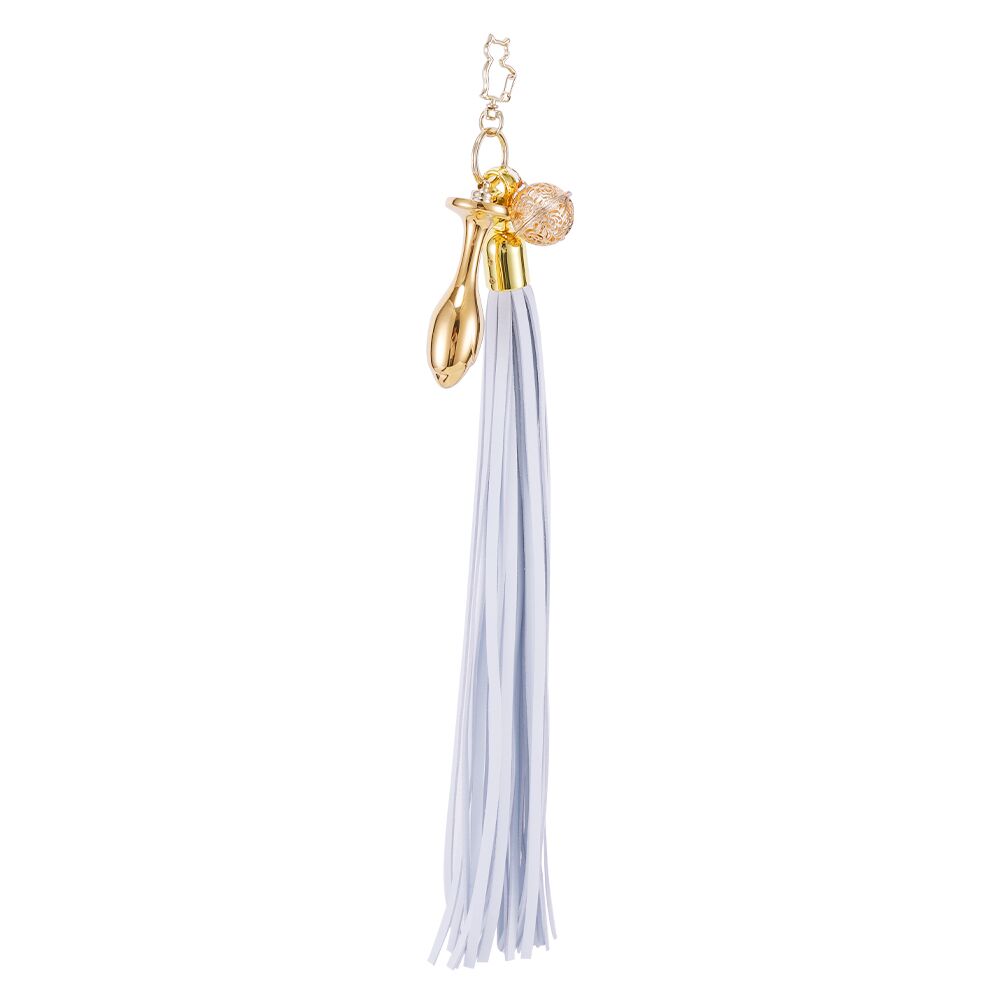      LOCKINK SEVANDA White Pony-Tail Anal Rose-shape Plug