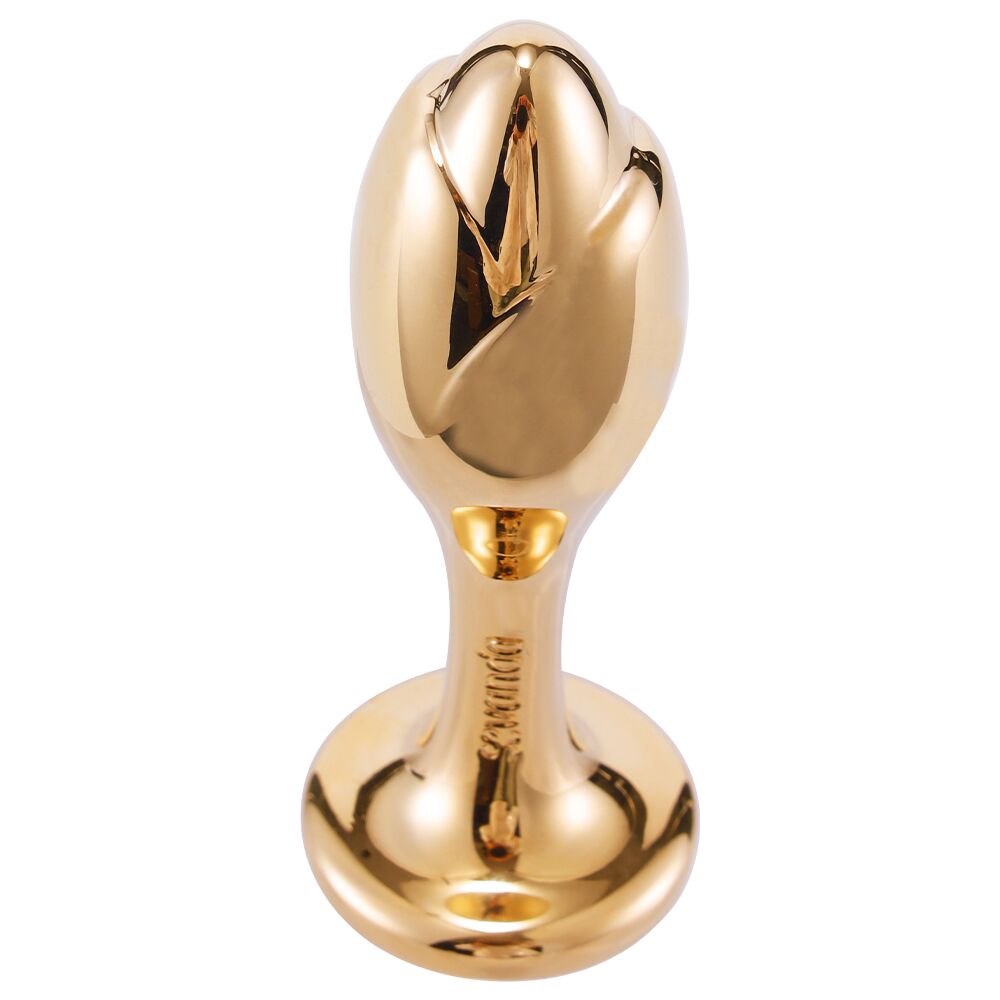      LOCKINK SEVANDA White Pony-Tail Anal Rose-shape Plug