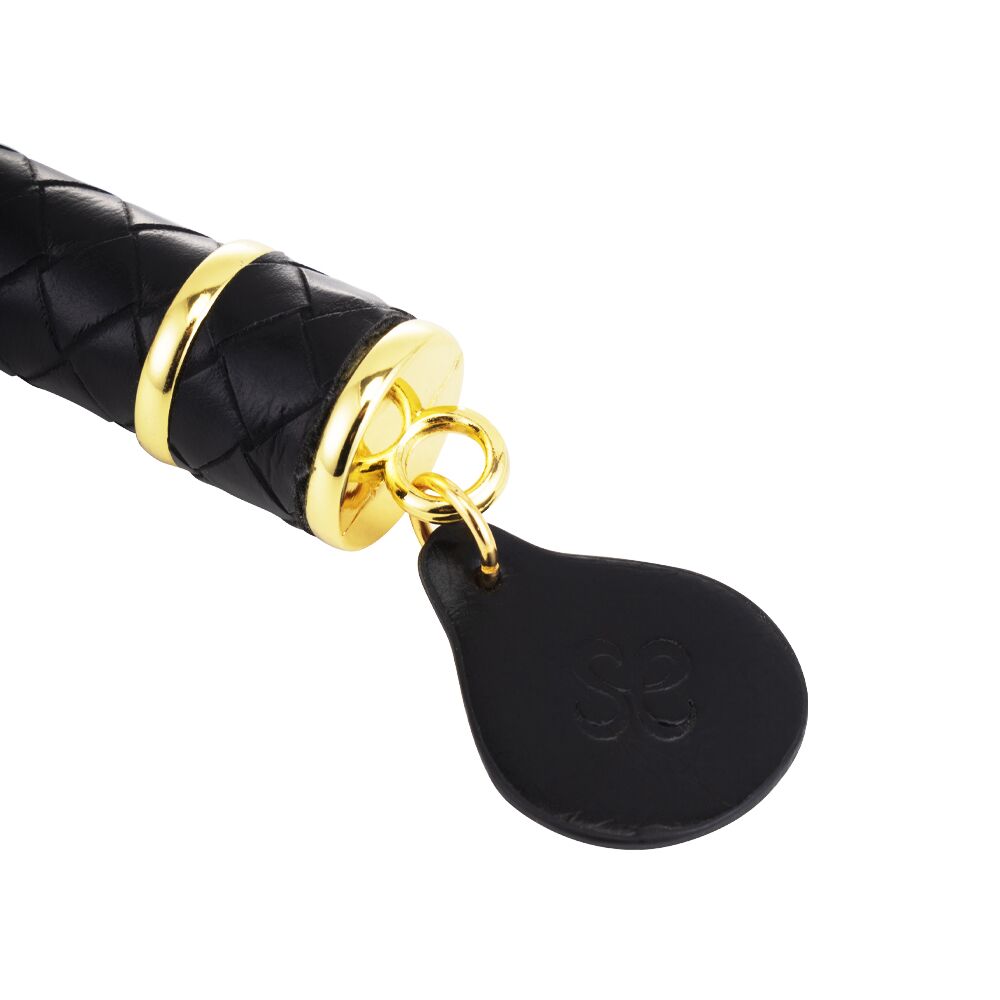 ������� LOCKINK SEVANDA Red & Black Braided Tail Flogger