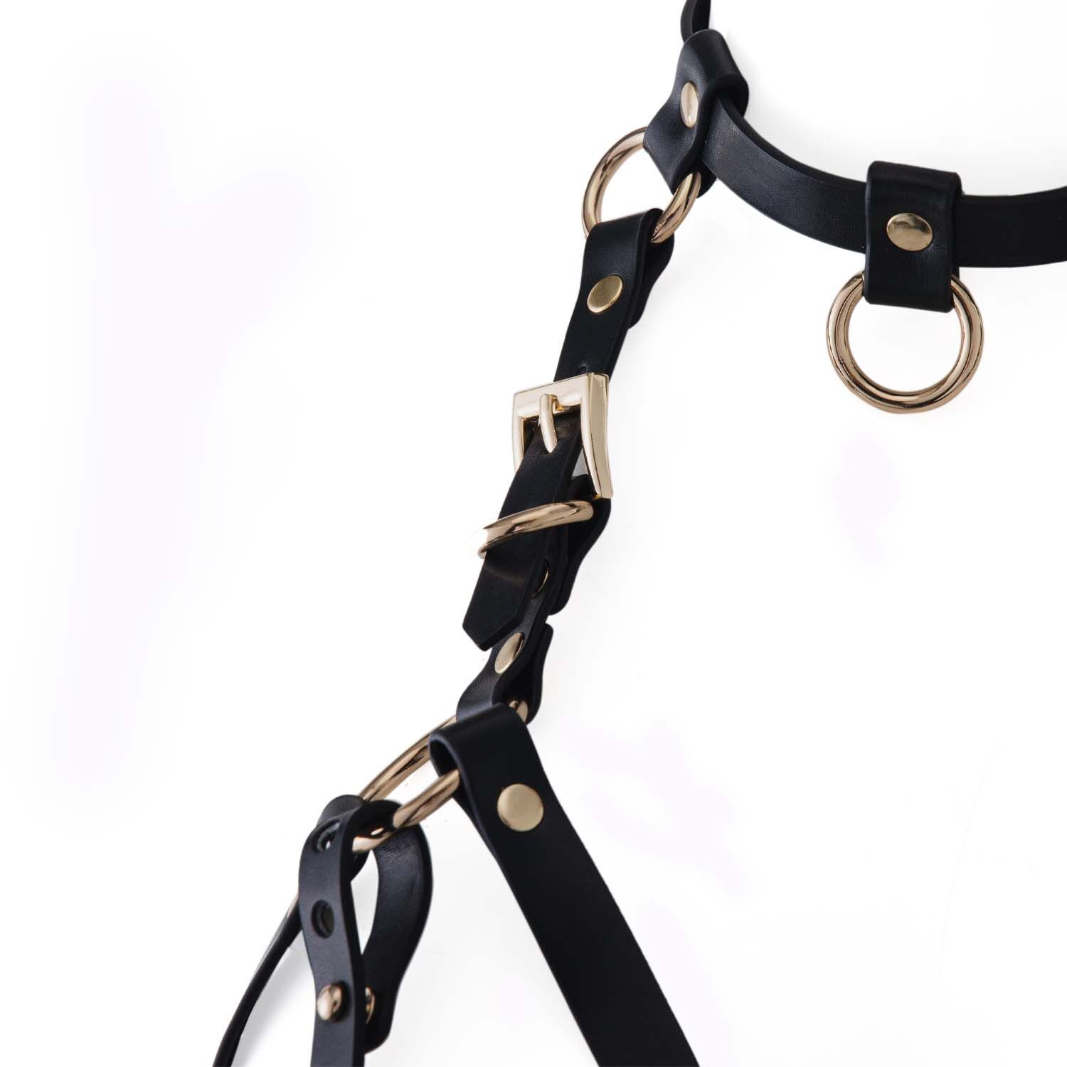    LOCKINK SEVANDA Queen Chest Harness with Removable Bra