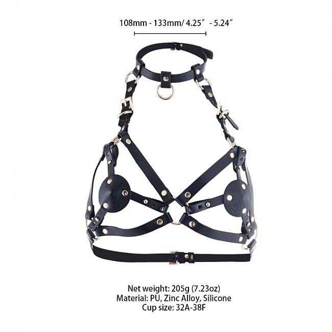    LOCKINK SEVANDA Queen Chest Harness with Removable Bra