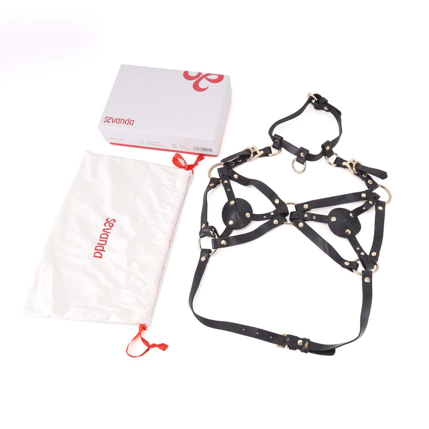    LOCKINK SEVANDA Queen Chest Harness with Removable Bra