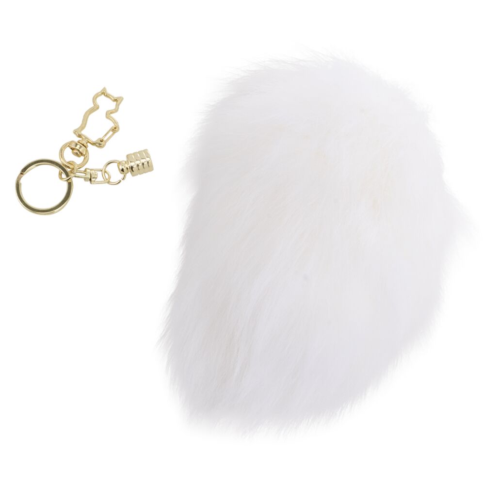      LOCKINK SEVANDA White Bunny-Tail Anal Pear-shape Plug
