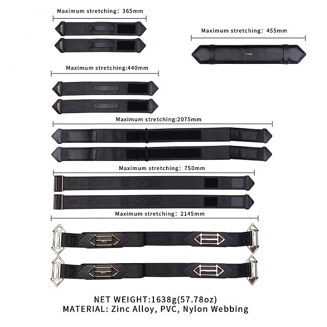       LOCKINK BDSM Adjustable Bed Restraint Kit