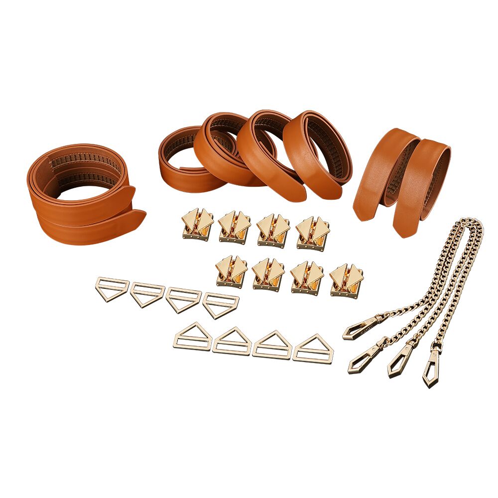   8    LOCKINK 8-Bondage-Straps Restraint Set — Brown