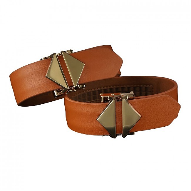   8    LOCKINK 8-Bondage-Straps Restraint Set — Brown