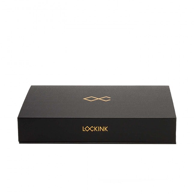  LOCKINK Tied Collar with Leash Set — Black