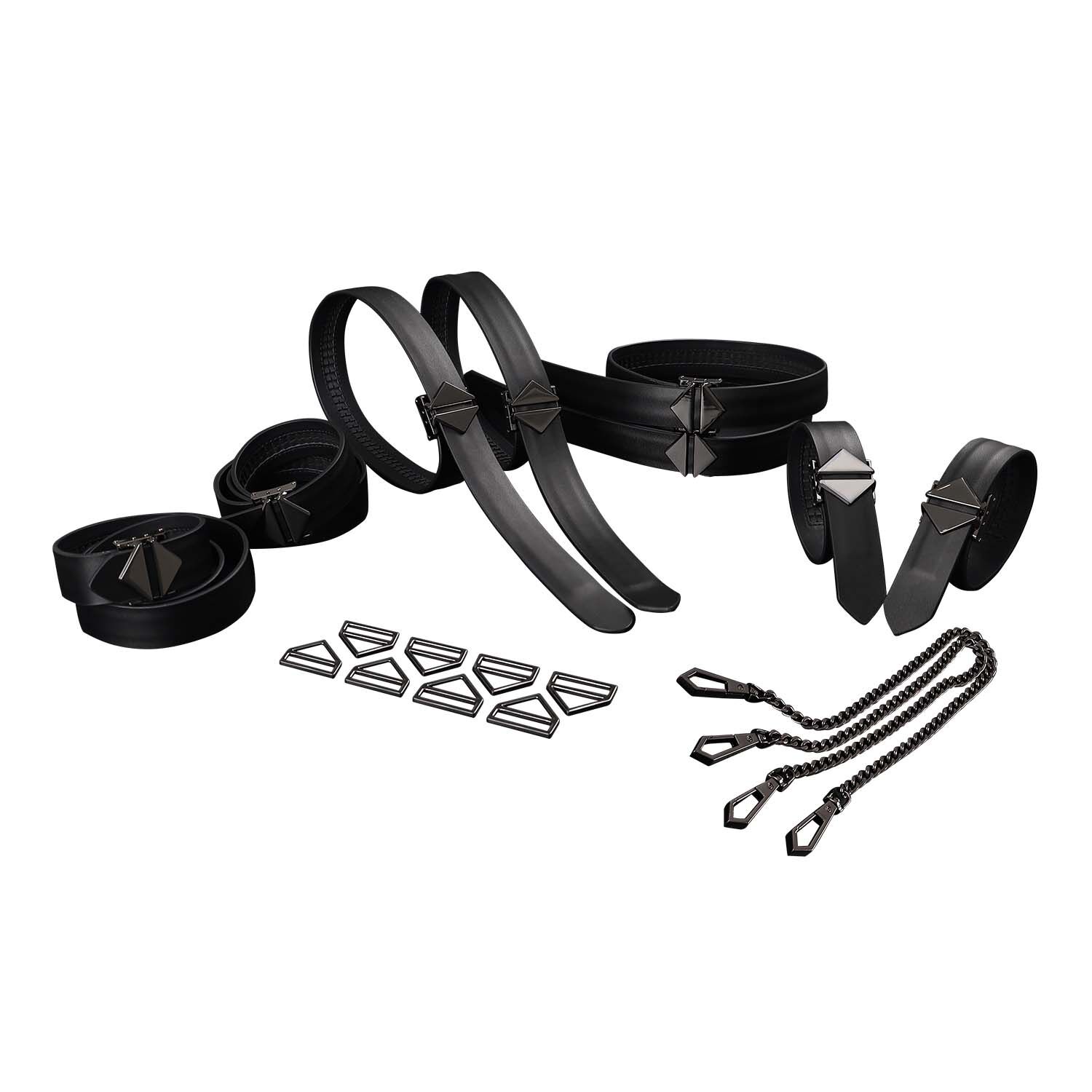   8    LOCKINK 8-Bondage-Straps Restraint Set