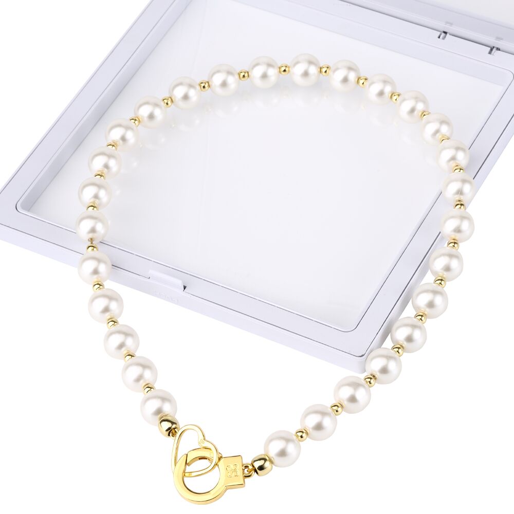     LOCKINK Pearl Collar & Leash Set