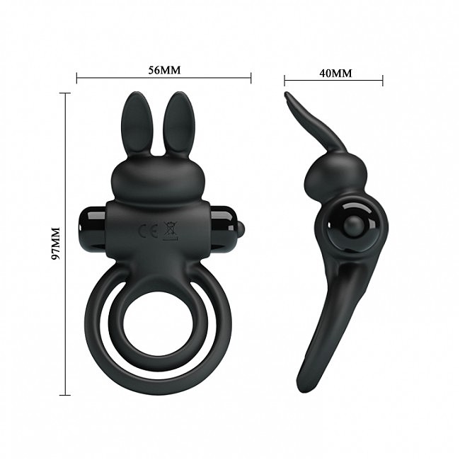     Pretty Love Vibrant penis ring III, 9,7  5,6 