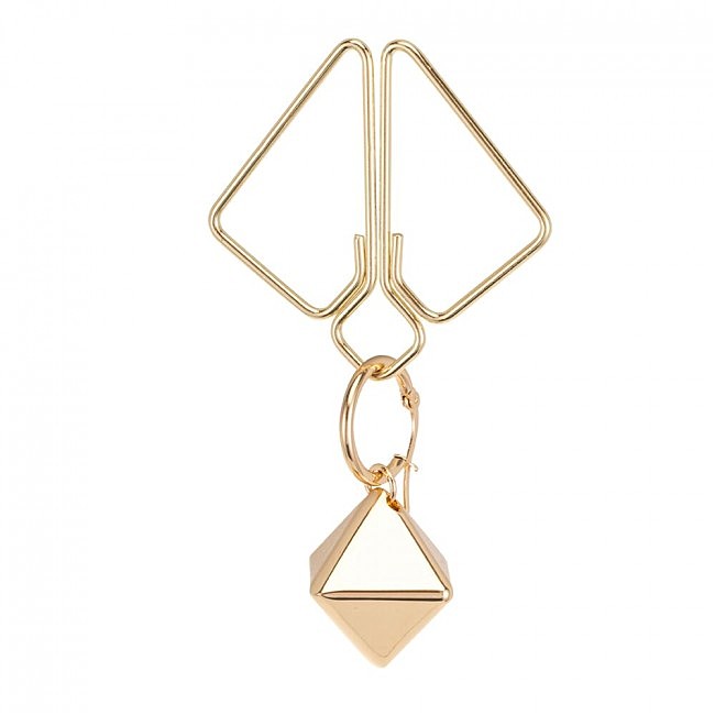       LOCKINK Nipple Clamps with Heavy Pendant  Golden