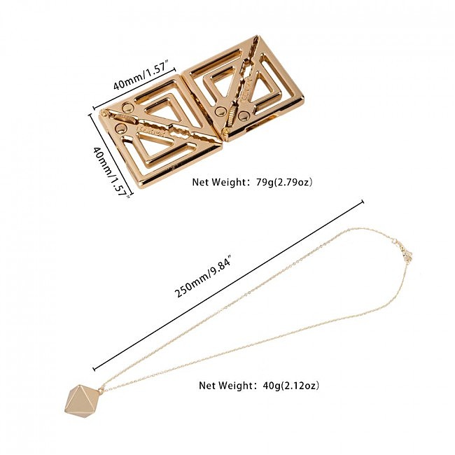       LOCKINK Adjustable Nipple Clamps with Heavy Pendant — Golden