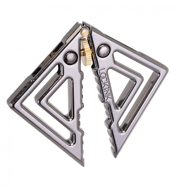       LOCKINK Adjustable Nipple Clamps with Heavy Pendant — Grey