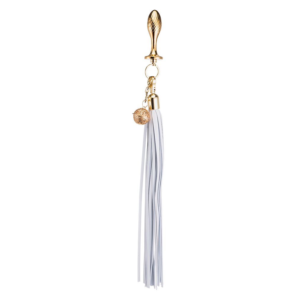      LOCKINK SEVANDA White Pony-Tail Anal Pear-shape Plug