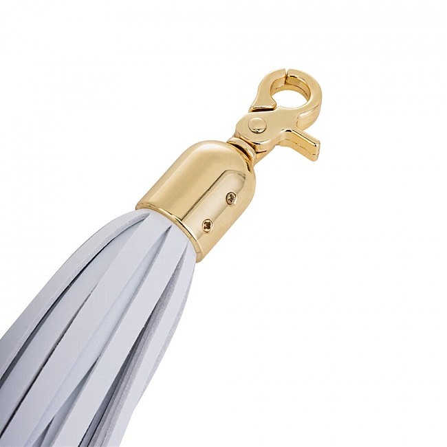      LOCKINK SEVANDA White Pony-Tail Anal Pear-shape Plug