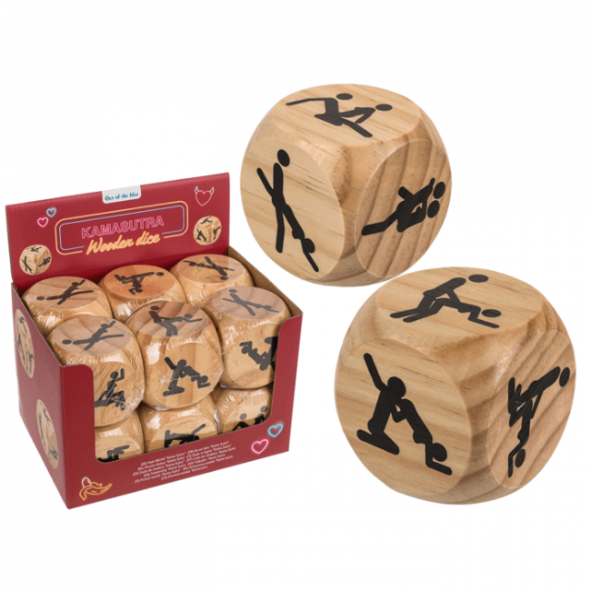   Kama Sutra Wooden Dice OOTB, , 6 x 6 