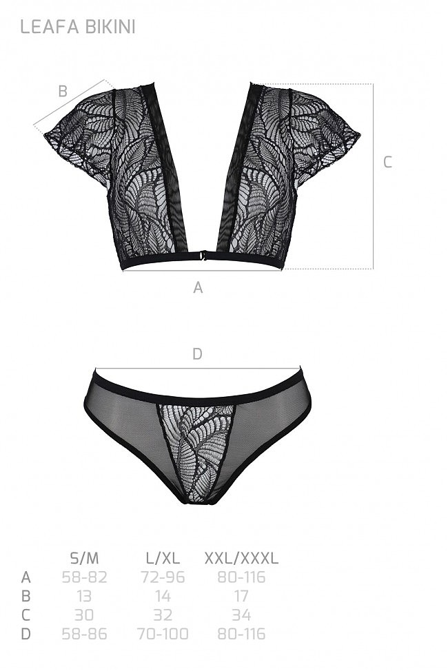   Passion LEAFA BIKINI black, -, -  