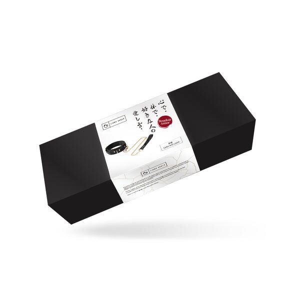    Liebe Seele Boudoir Amor Collar with Leash Black