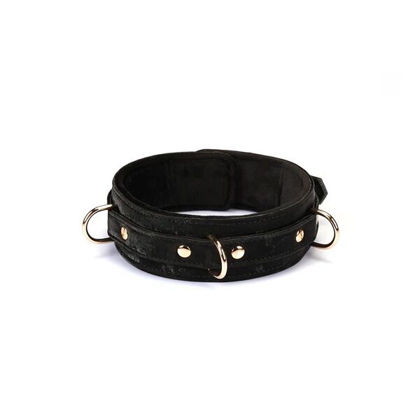    Liebe Seele Boudoir Amor Collar with Leash Black