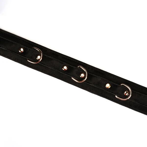 ������� � �������� Liebe Seele Boudoir Amor Collar with Leash Black